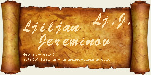 Ljiljan Jereminov vizit kartica